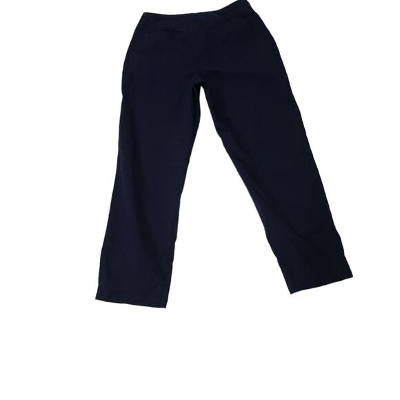 Ralph Lauren Women's Dark Navy Classic Nautical Cropped Sailor Pants Slacks 0 - Picture 10 of 13